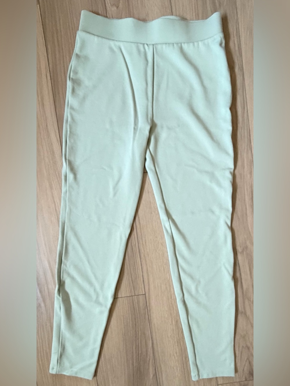 Rag & Bone NY Pull On Light Mint Stretch Pant HIgh Waist Sz Large